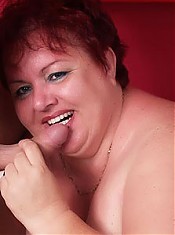 Experienced BBW Margaret guides a cock into her fat covered flaps and takes a facial
